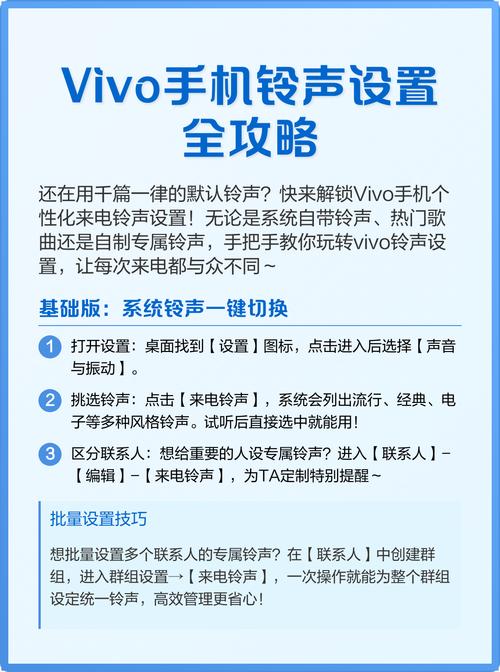vivo手机来电铃声怎么设置图标