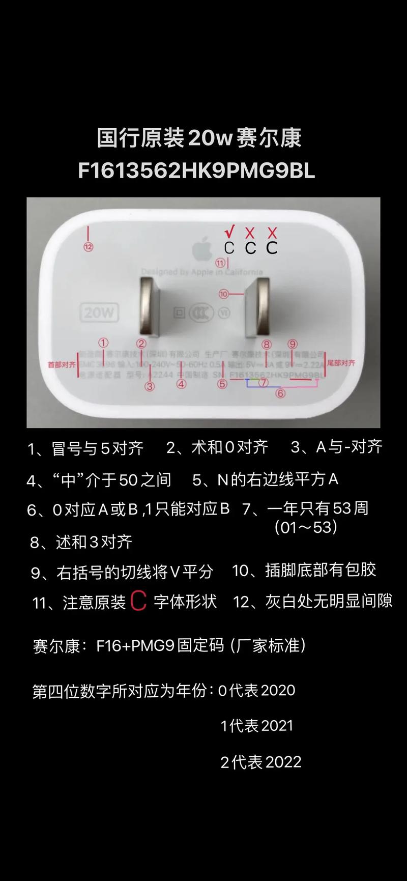 苹果 20w 赛尔康 真伪