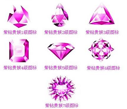 紫钻等级1-7级对照表游戏截图