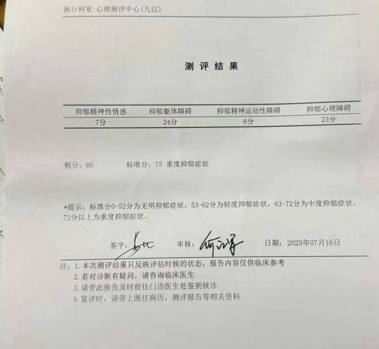 p个抑郁症诊断书图片截图