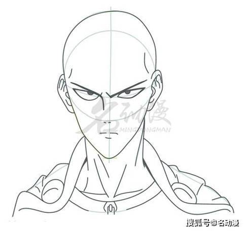 一拳超人琦玉绘画教程