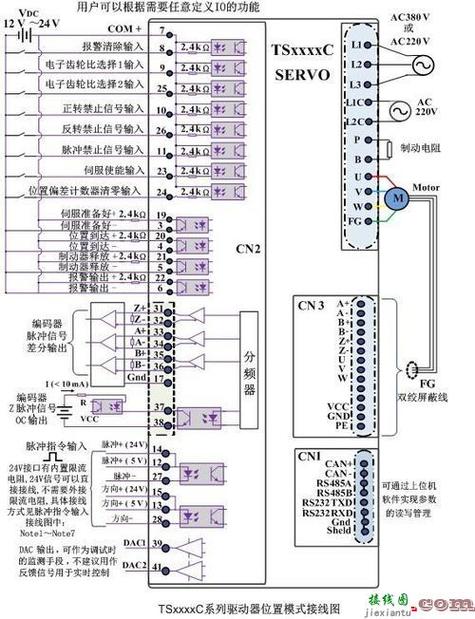 汇川伺服驱动器接线图截图