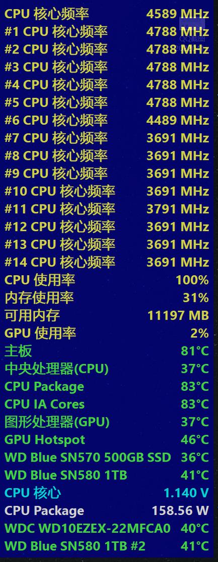 cpu核心频率调节