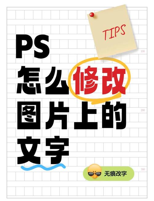 ps如何改图片上的文字图标