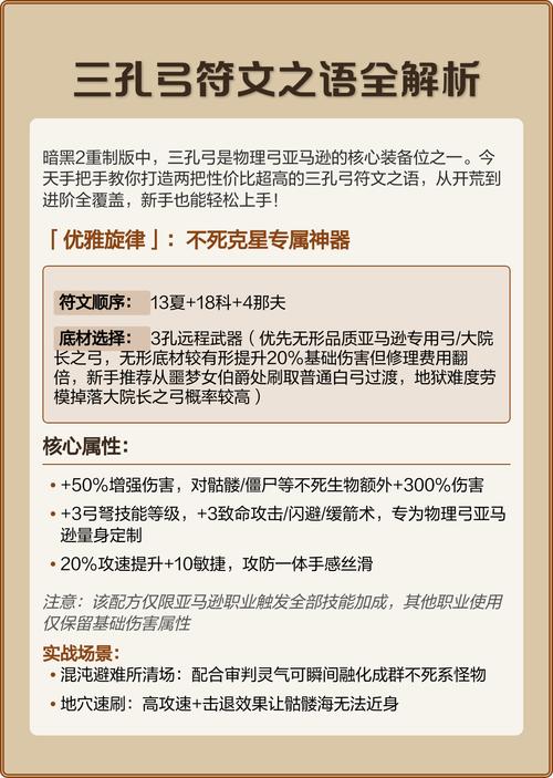 暗黑2三孔弓符文之语缩略图