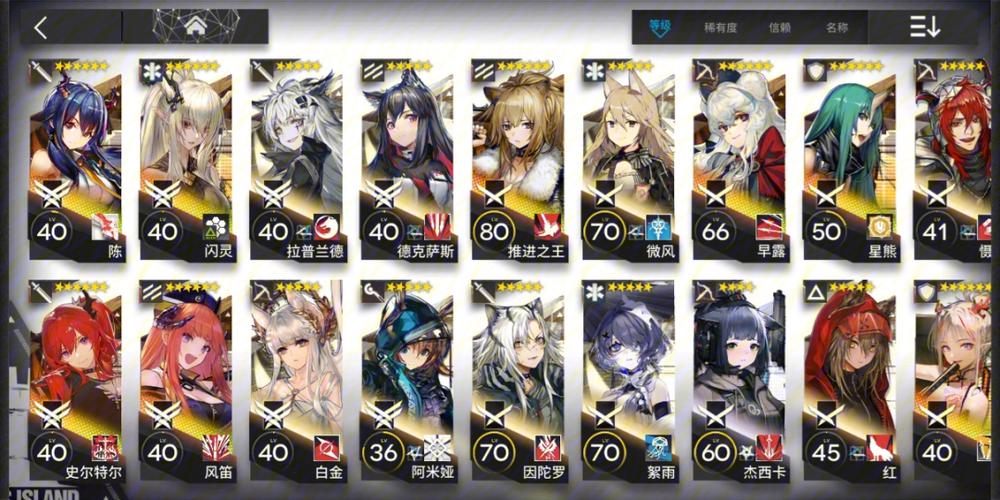 明日方舟阵营势力一览截图
