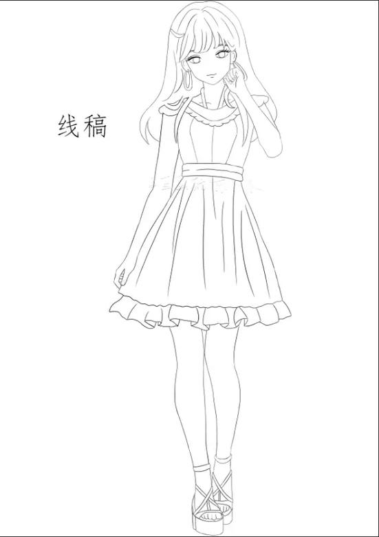 人物上色