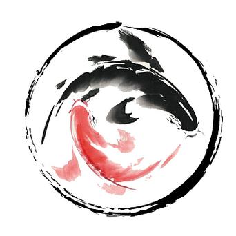 太极鱼作品