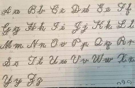斜体字母缩略图