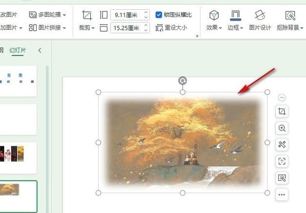 怎样虚化照片某一部分截图