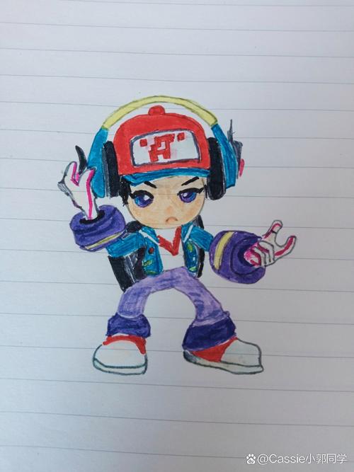 电玩高手咋画