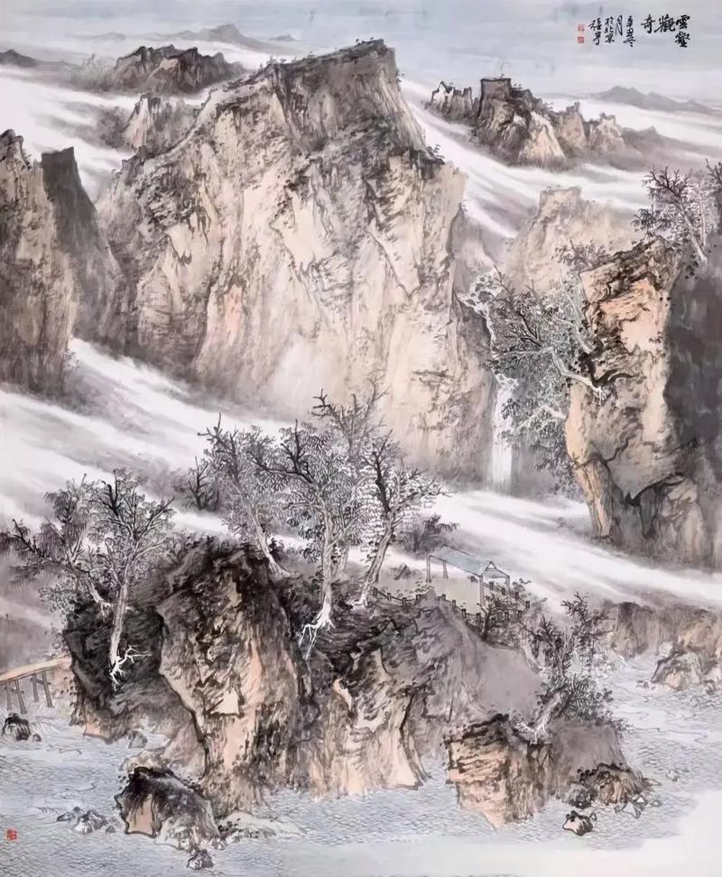 张明宇水墨艺术风格