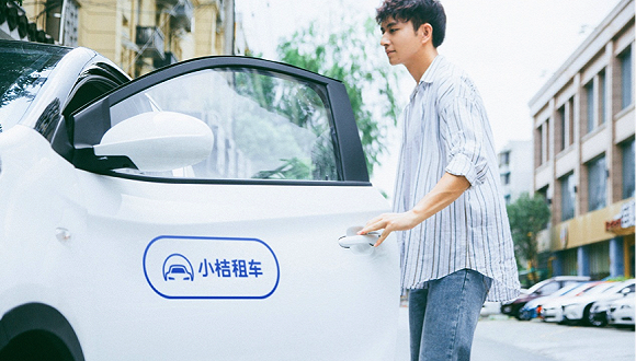 滴滴小桔租车怎么启动