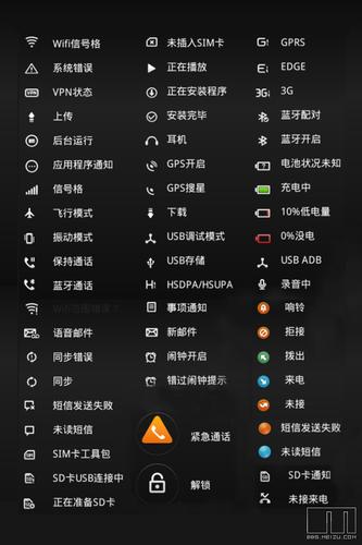 手机右上角图标怎么设置图标
