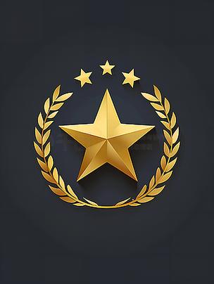 五角星打出的图标