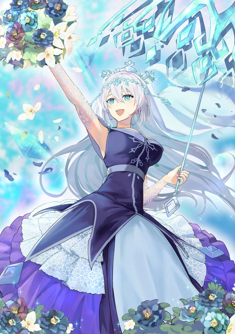 六花圣泪滴花束雪花莲