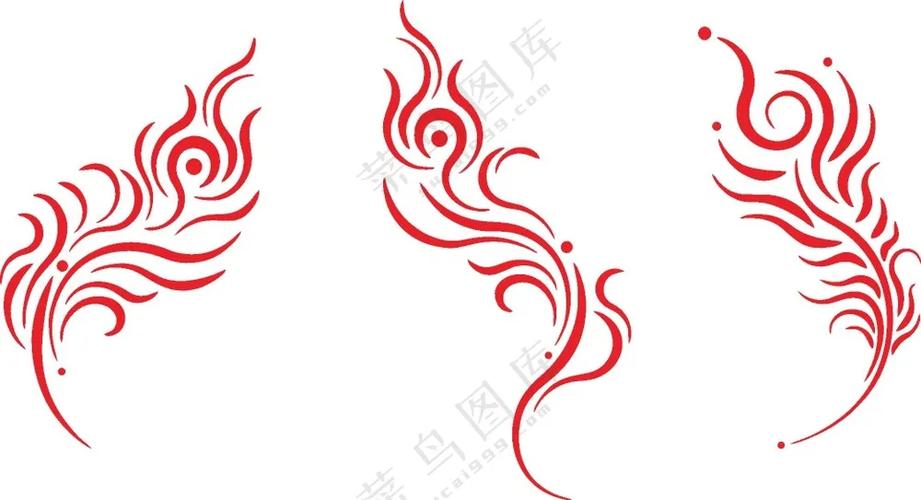 凤尾图案