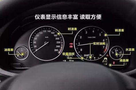 宝马节能模式仪表盘图解