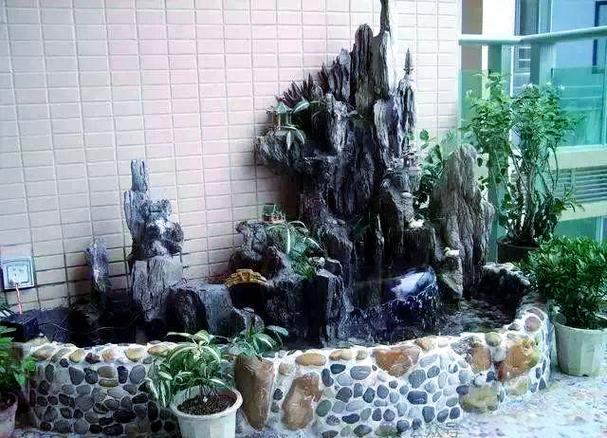 花园假山截图