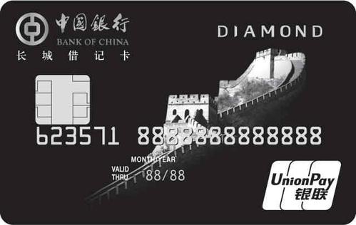 中行黑色钻石版借记卡
