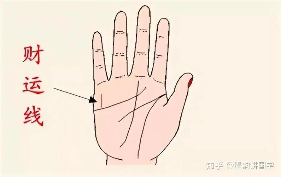 小拇指侧边的线是什么