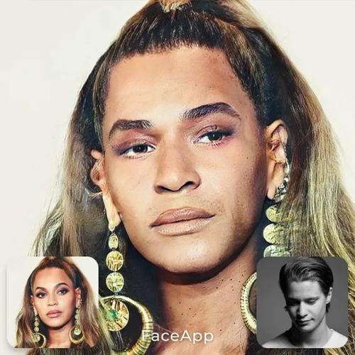 FaceApp合成明星