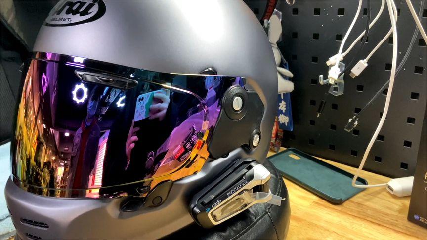 arai安装蓝牙耳机