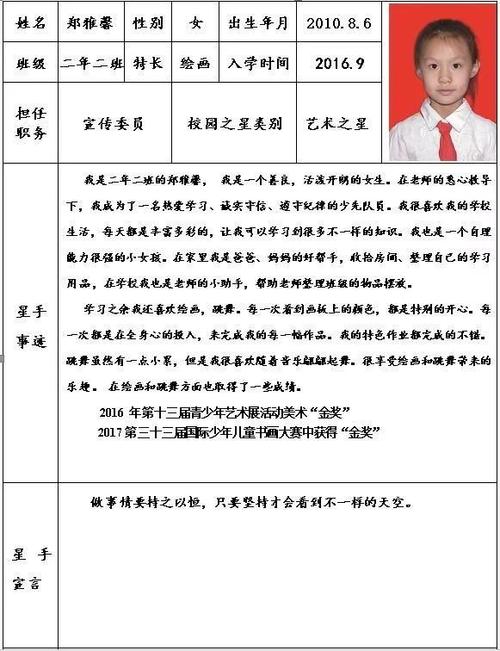 创造之星事迹简介