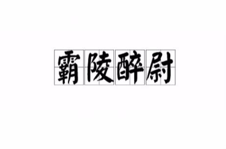 带霸的四字成语