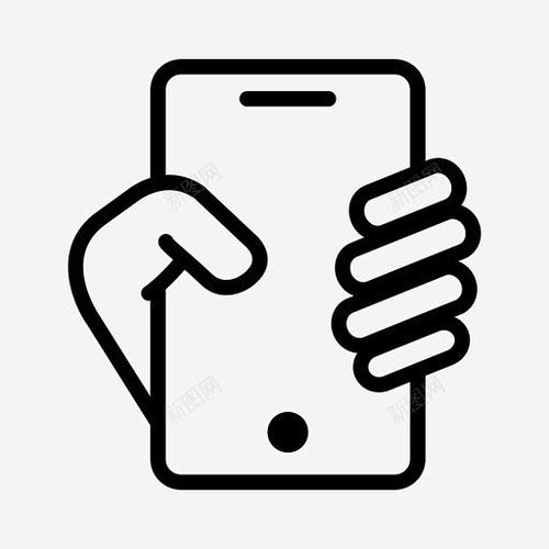手机上方显示手掌图标