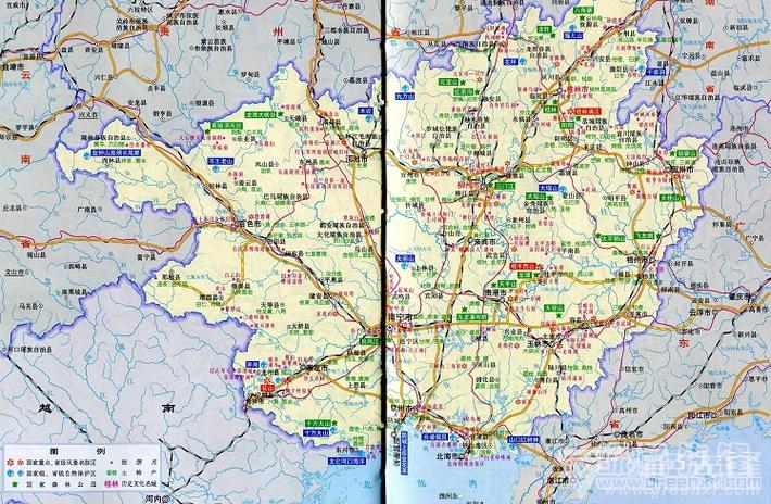 广西交通地图高清版