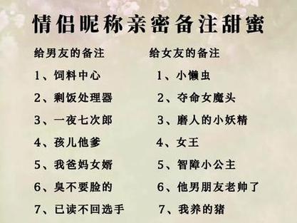 情侣之间的小称呼游戏截图