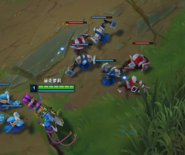 英雄联盟鼠标右键点不了小兵截图