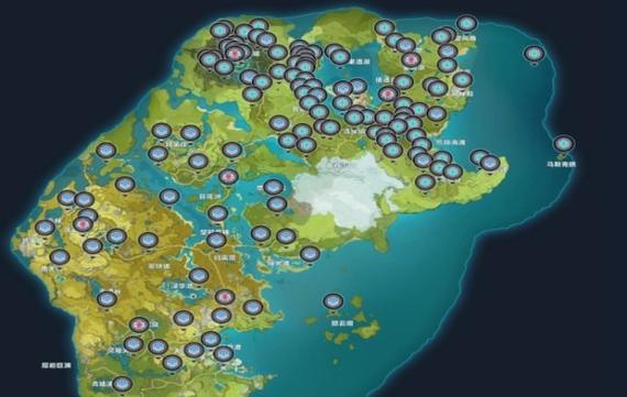 原神pc端地图资源显示