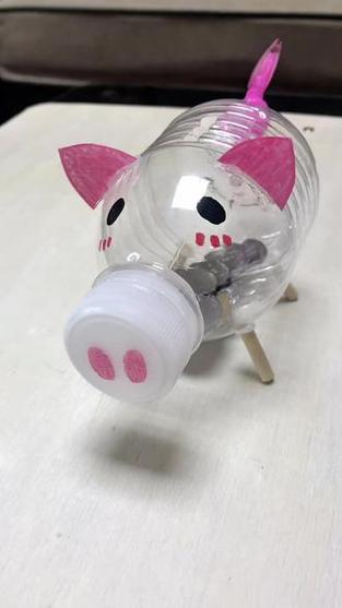 饮料瓶做小动物的过程