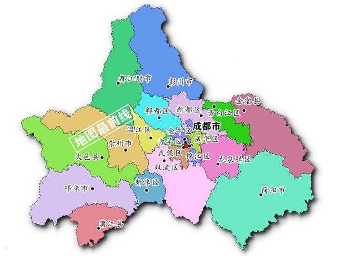 成都市地图全图