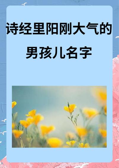 《诗经》取名男孩