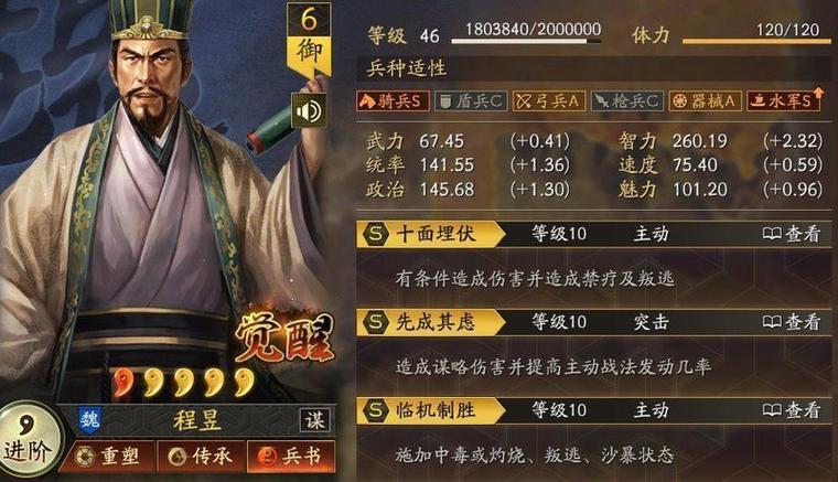 三国志战略版程昱值得培养吗