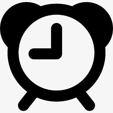 手机闹钟图标一直显示图标