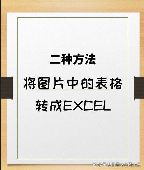 怎么把照片上的表格转成电子表格