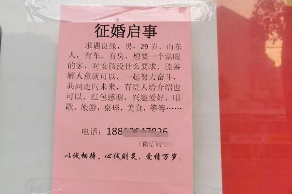 侰对征婚
