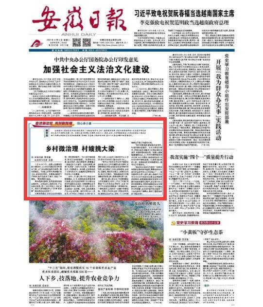 安徽日报电子版(今天)