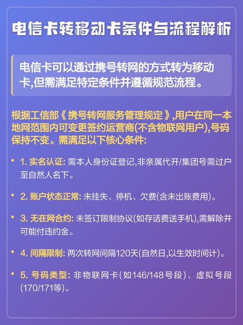 电信卡转移动卡的步骤