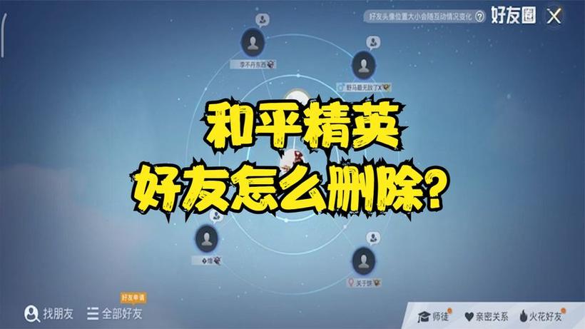 吃鸡好友删除对方还有我吗