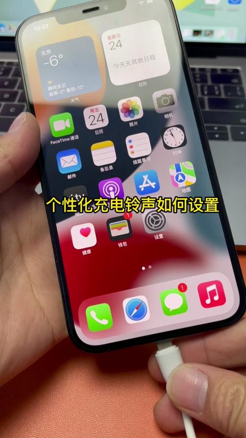 苹果手机智能充电在哪里设置图标