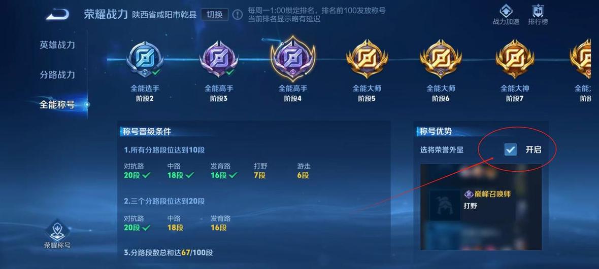 如何查看自己是不是全能选手