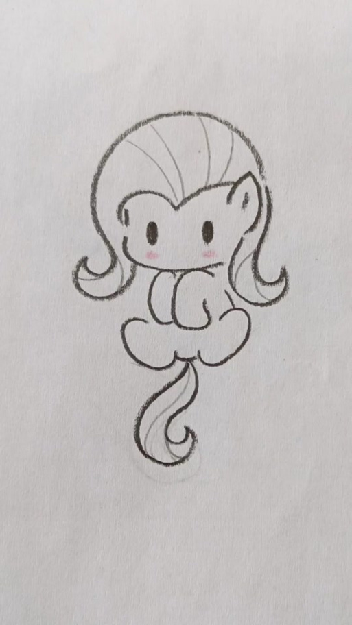 小马宝莉挠痒痒简笔画