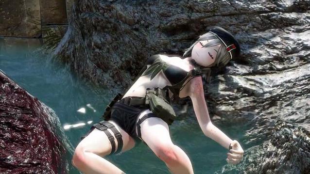 辐射4少女战败死亡