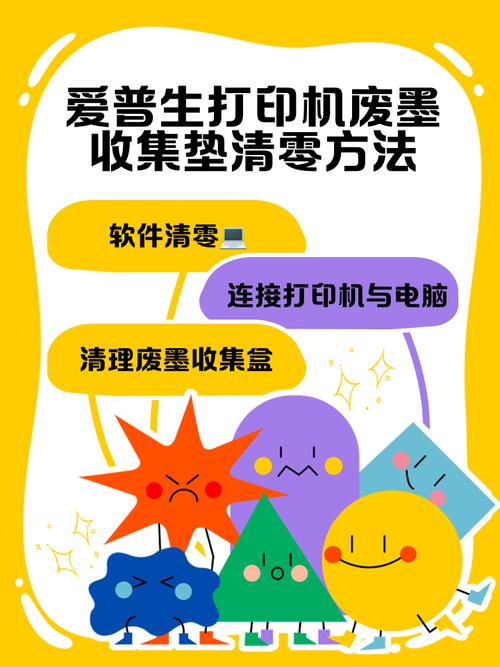 爱普生打印机废墨清零步骤图标