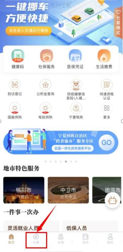 宁夏政务服务官网入口
